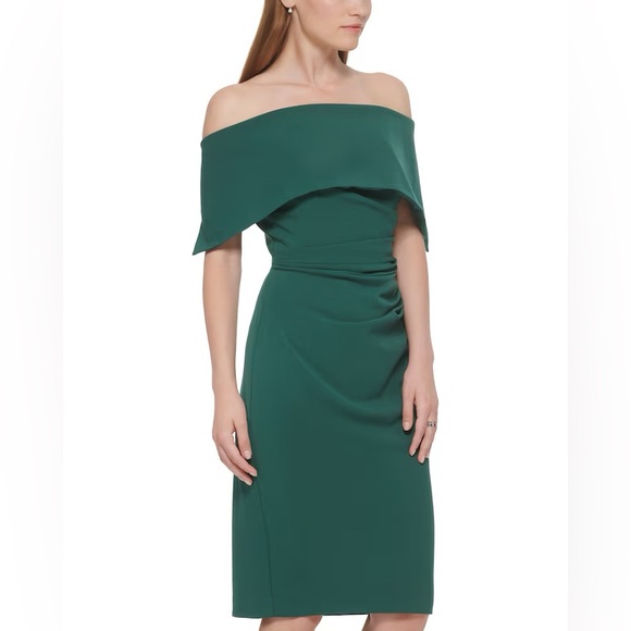 Vince Camuto Off Shoulder Sheath Dress - Picture 1 of 6